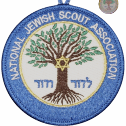 National Jewish Scout Association patch/pin/rocker and annual adult membership