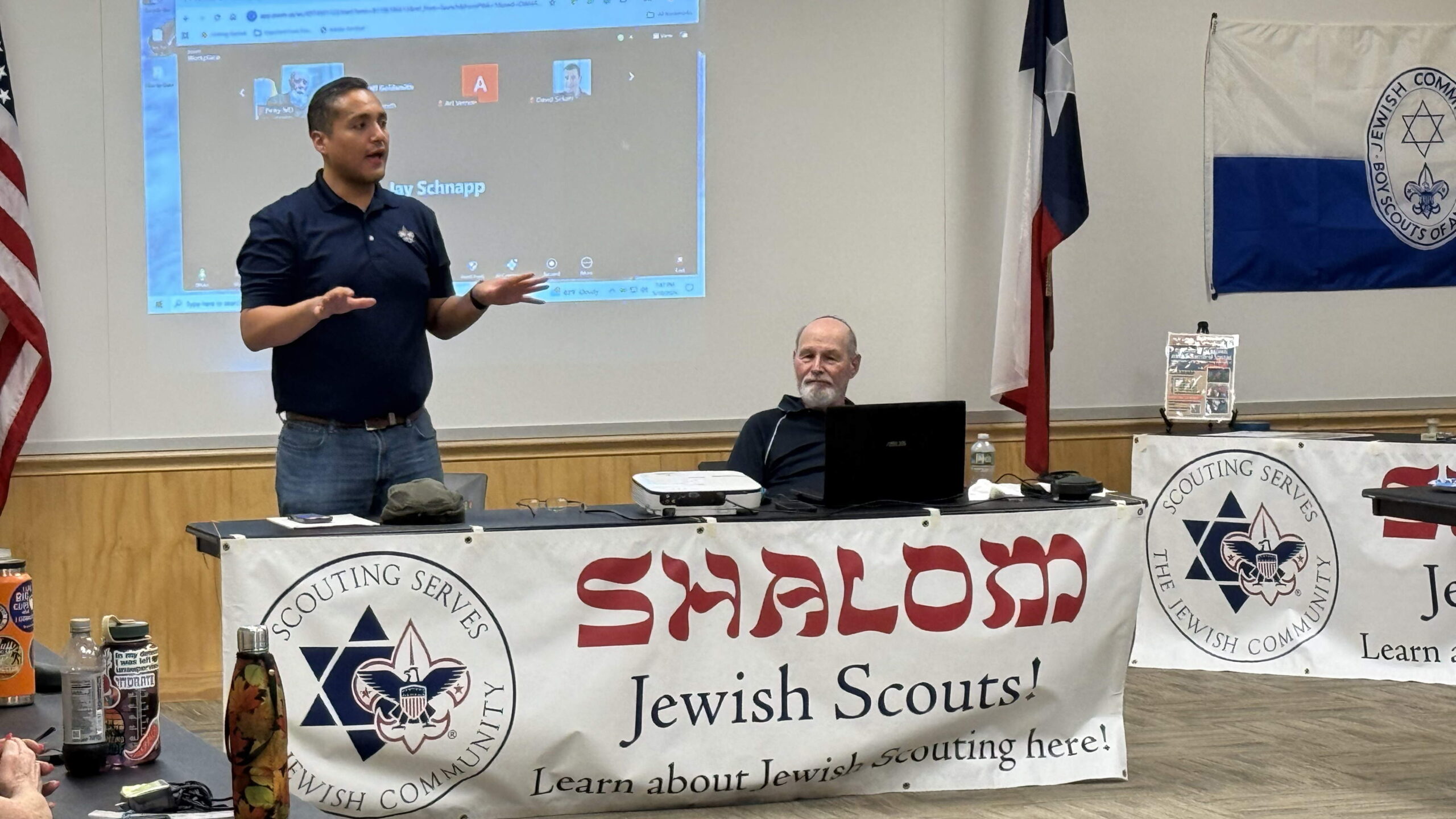 National Commissioner Devang Desai and Phil Sternberg
