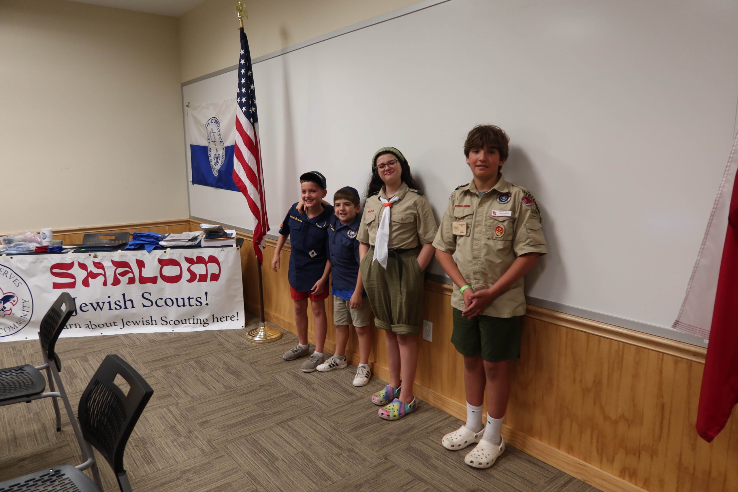 Jewish Scouts from Dallas at Opening