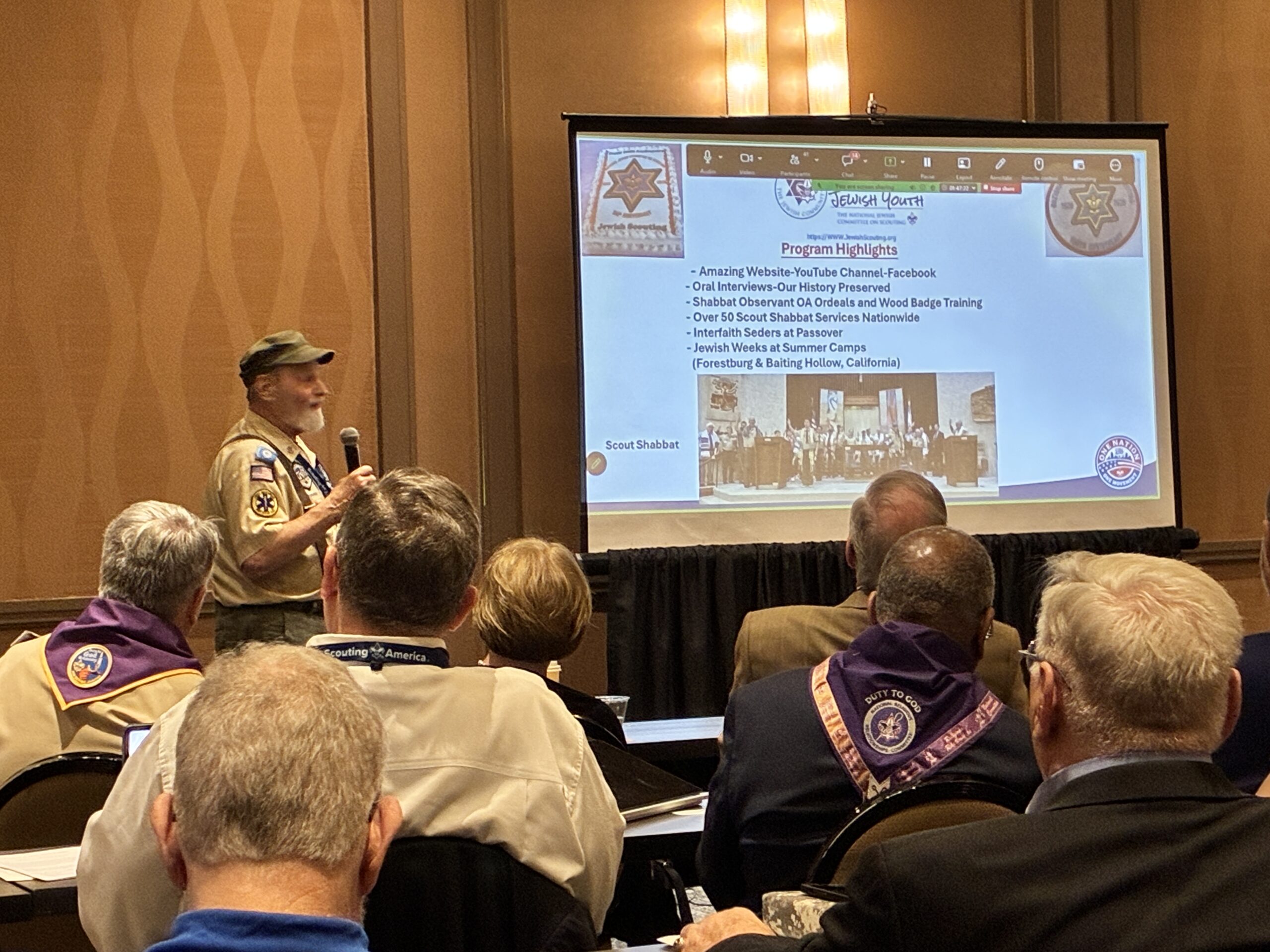 Phil Sternberg at National Religious Relationships Committee meeting
